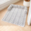 Plush Leaf Jacquard Non-Slip Pet Mat Pet Bed