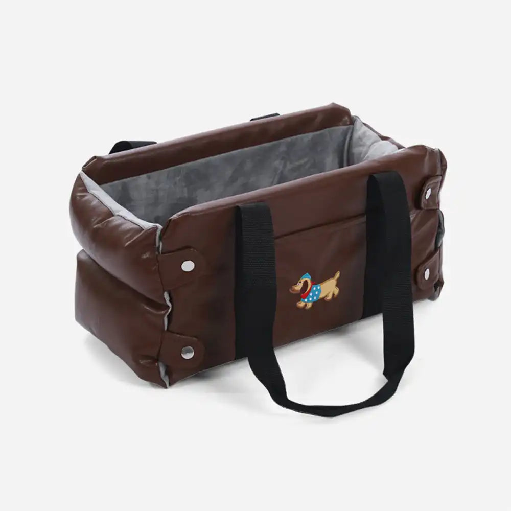 Portable Travel Faux Leather Waterproof Center Con