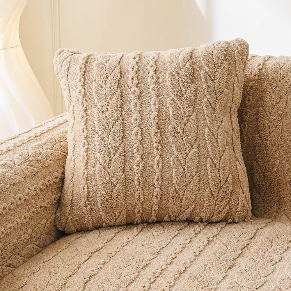 Simple Thickened Soft Fleece Fabric Sofa Protectio