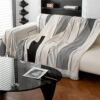Stripe Art Scratch Resistant Chenille Multifunctio
