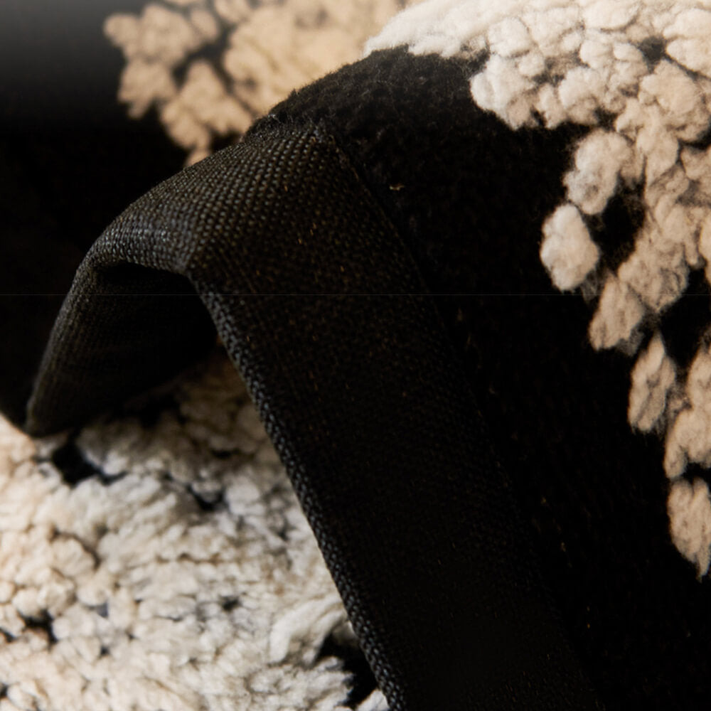 Striped Plush Chenille Thickened Cushion Protector