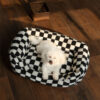 Stylish Checkerboard Warmth Removable Washable  Do