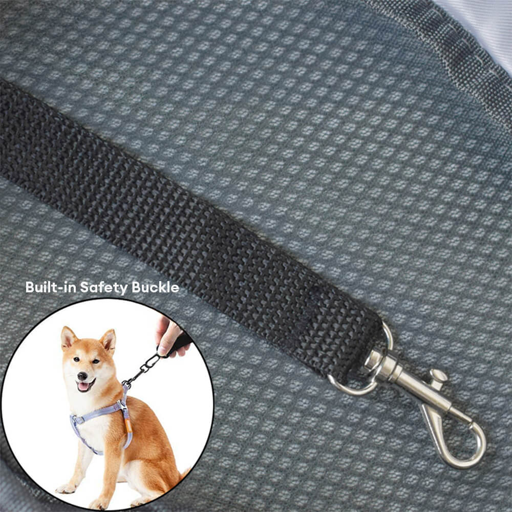 Stylish Portable Mesh PU Leather Dog & Cat Carrier