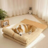 Teddy Fluffy Deep Sleep Large Space Pillow Dog Bed
