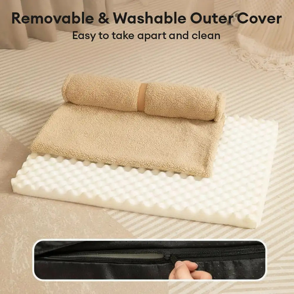 Teddy Fluffy Deep Sleep Large Space Pillow Dog Bed