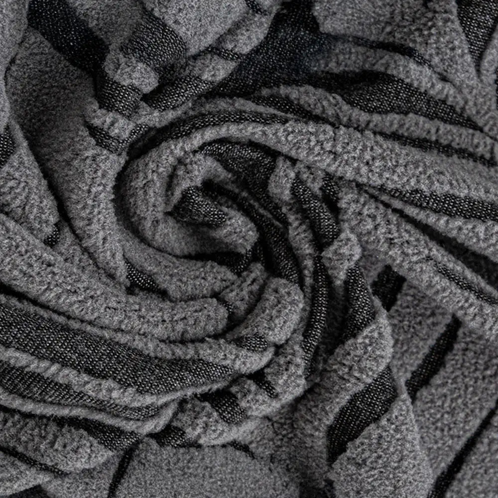 Thick Polar Fleece Jacquard Anti-Scratch Stretch C