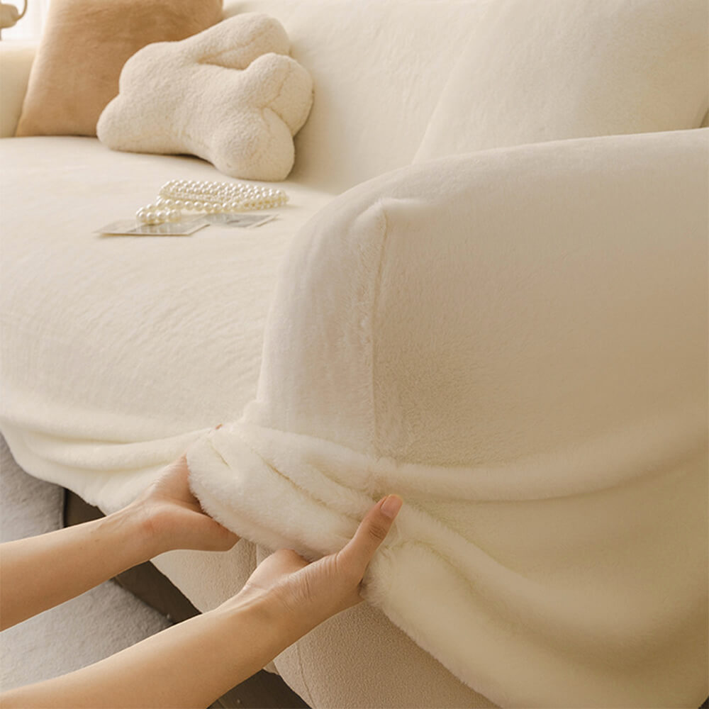 Ultra Soft Skin Friendly Plush Full Coverage Sofa