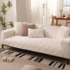 Velvety Soft Short Plush Modern Interiors Couch Co
