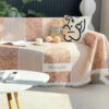 Waffle Texture Fabric Breathable Skin-Friendly Fur