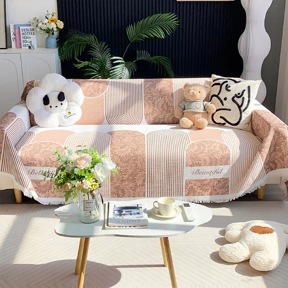 Waffle Texture Fabric Breathable Skin-Friendly Fur
