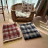 Warm Cozy Plaid Sherpa Fleece Thickened Blanket fo