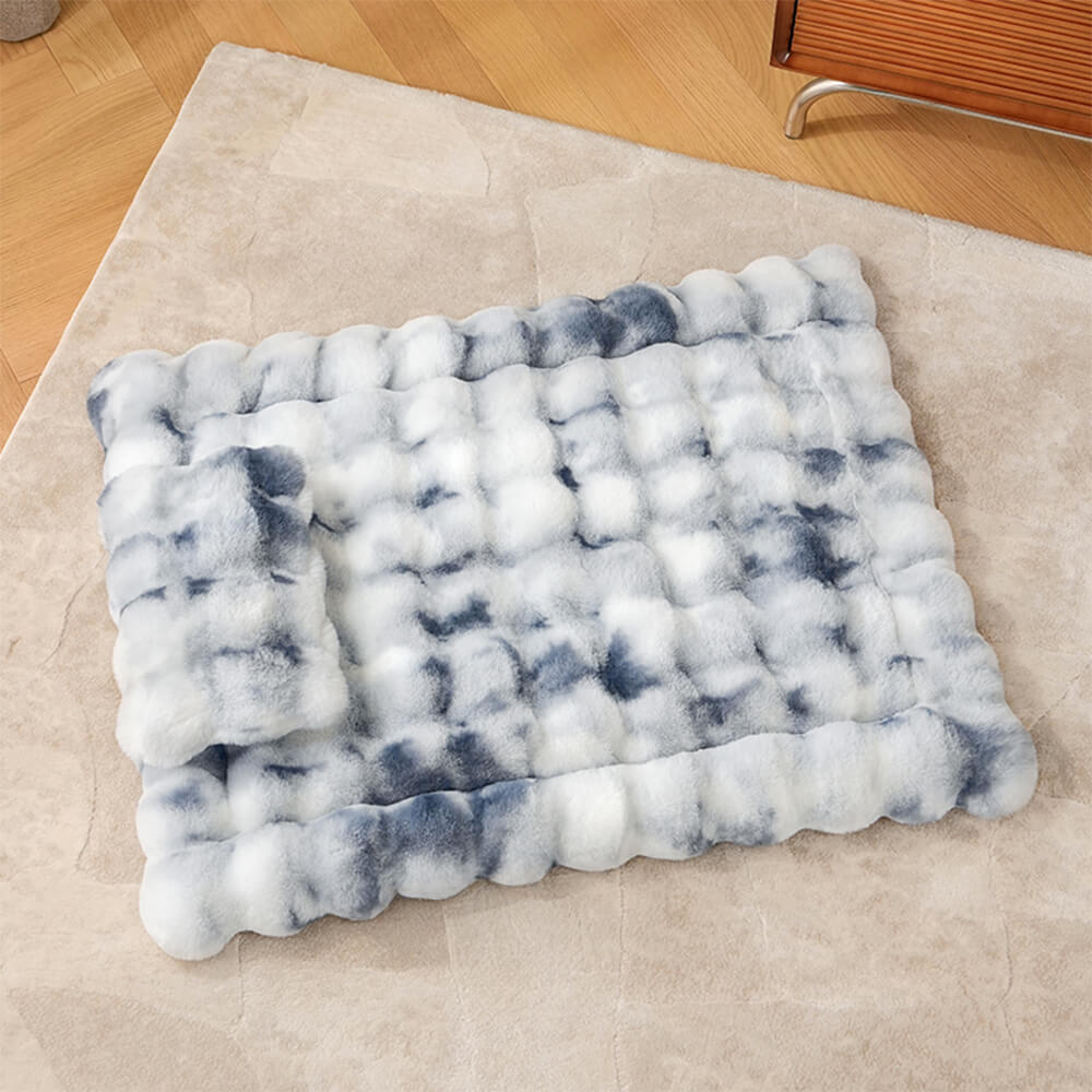 Wave Pattern Ultra Soft Faux Rabbit Fur Dog & Cat
