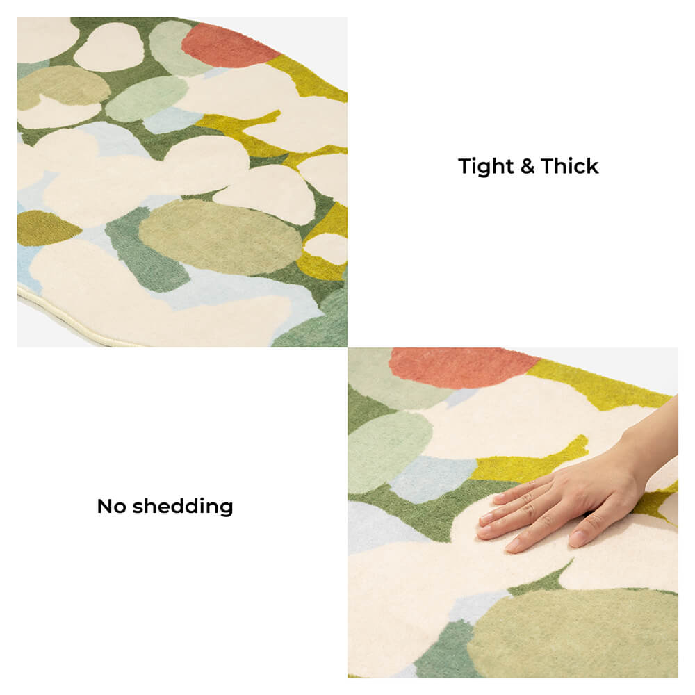 Greenery Forest Heterotype Plush Carpet Pet Mat Pe