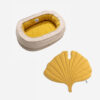 Leaf Shape Dog Blanket With Donut Dog Bed Luxury D