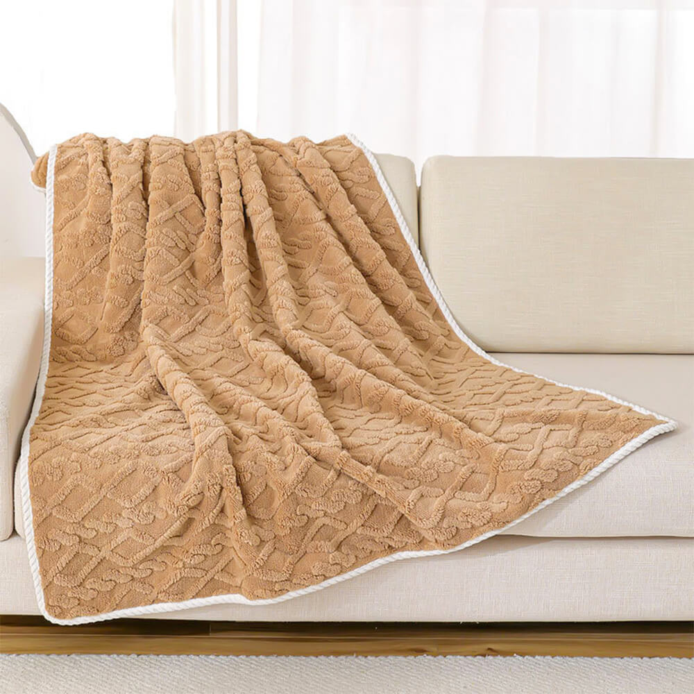 Luxurious Waterproof Soft Warm Polar Fleece Dog Bl