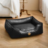 Luxury Faux Leather Waterproof Removable Dog Sofa