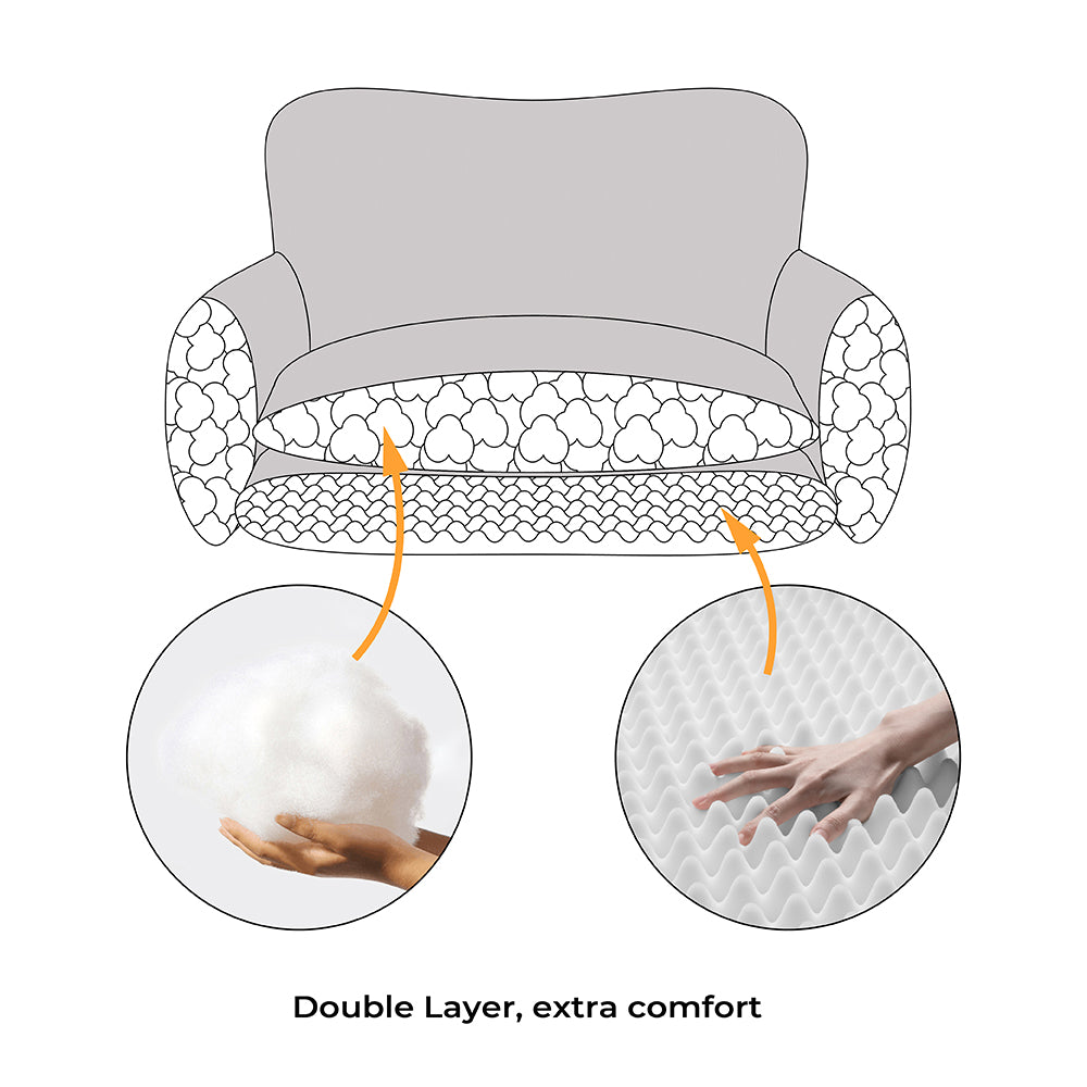 Soft Faux Lambswool Double Layer Dog & Cat Sofa Be