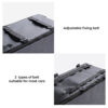 Suede Square Lookout Console Pet Car Seat