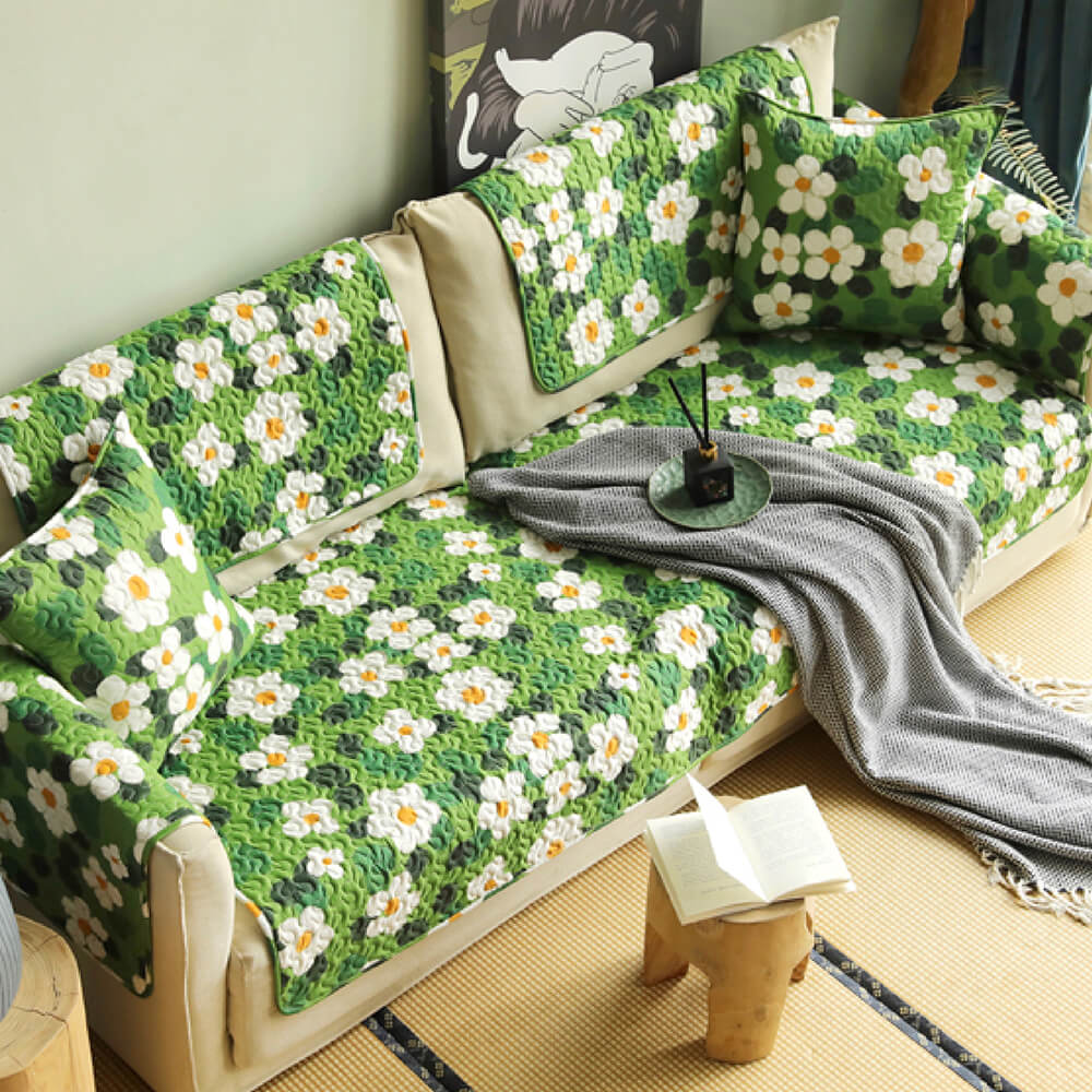 Super Soft Floral Anti-scratch Furniture Protector