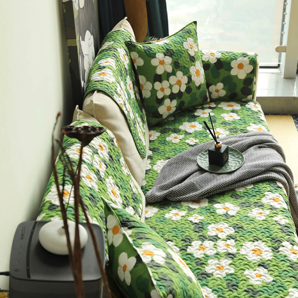 Super Soft Floral Anti-scratch Furniture Protector