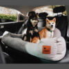Travel Bolster Safety Medium Large Dog Car Back Se