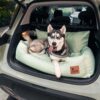 Travel Bolster Safety Medium Large Dog Car Back Se