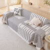 Geometric Pattern Multi-Color Sofa Cover - Modern