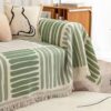 Geometric Pattern Multi-Color Sofa Cover - Modern