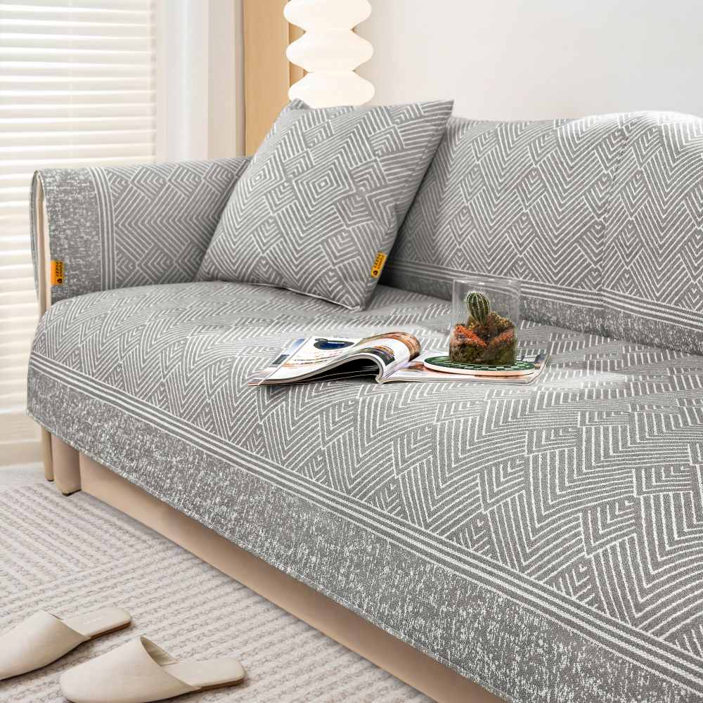 Modern Pattern Ice Silk Natural Cooling Sectional