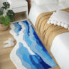 Hand-Tufted 3D Wave Pattern Carpet Luxury Textured