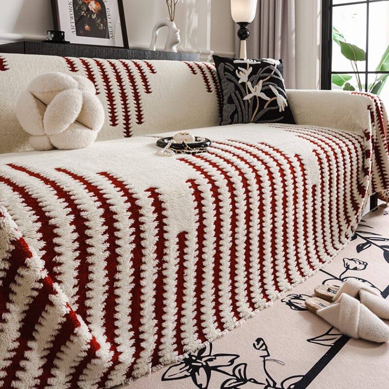 Homely Plush Sofa Cozy Anti-scratch Full Coverage