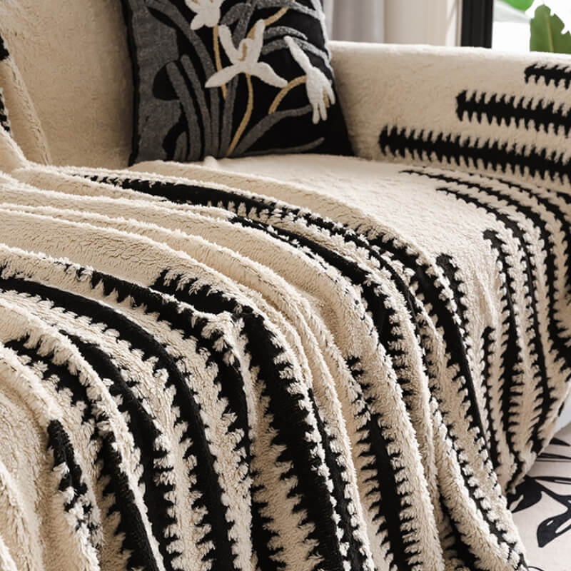 Homely Plush Sofa Cozy Anti-scratch Full Coverage