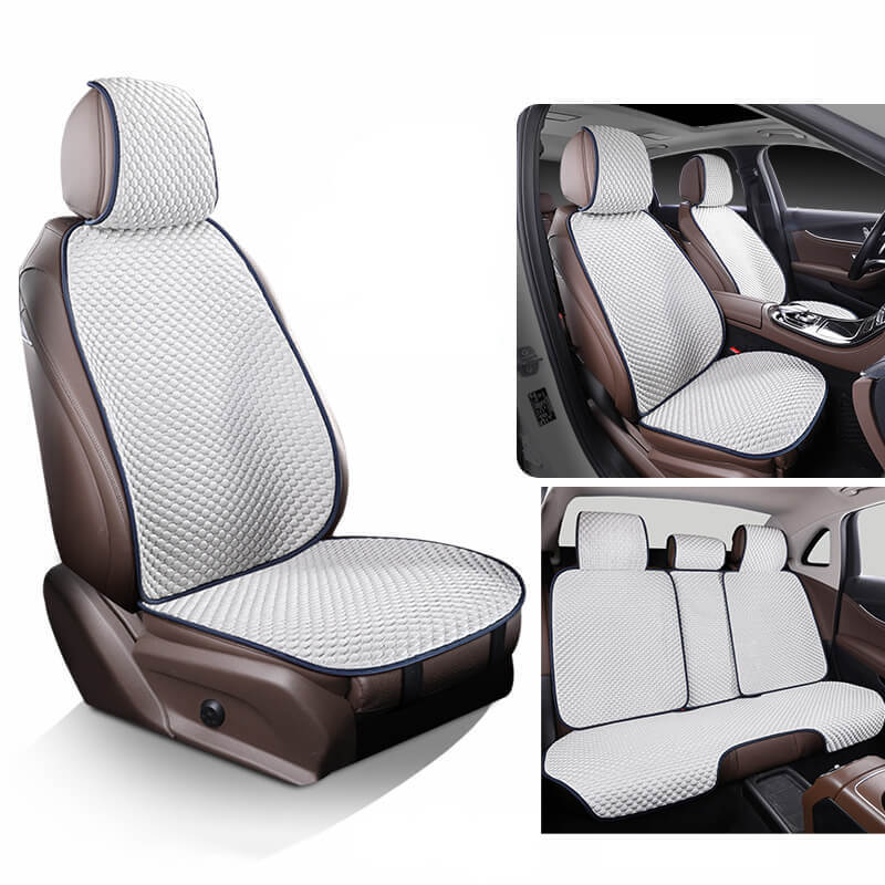 Ice Silk Cooling Breathable Car Seat Protective Fr