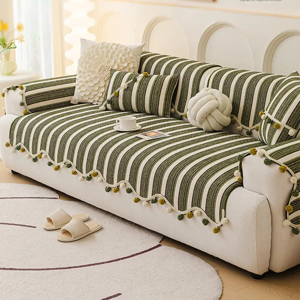 Irregular Contrast Color Chenille Skin-Friendly No