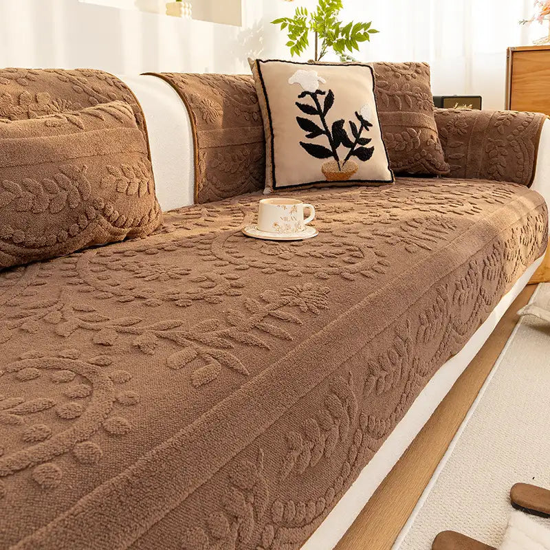 Jacquard Plush Comfortable Scratch-Resistant Non-S
