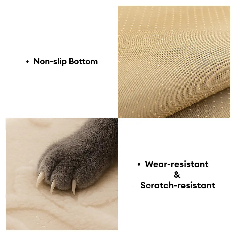 Jacquard Plush Comfortable Scratch-Resistant Non-S