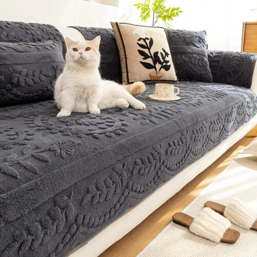 Jacquard Plush Comfortable Scratch-Resistant Non-S