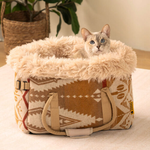 Large Reversible All-Season Indie Boho Cat Carrier