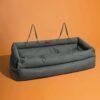 Large Deluxe Faux Leather Dog Car Seat Booster Bed