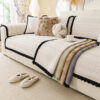 Lazy Chic Plush Winter Sofa Protector Skin-Friendl