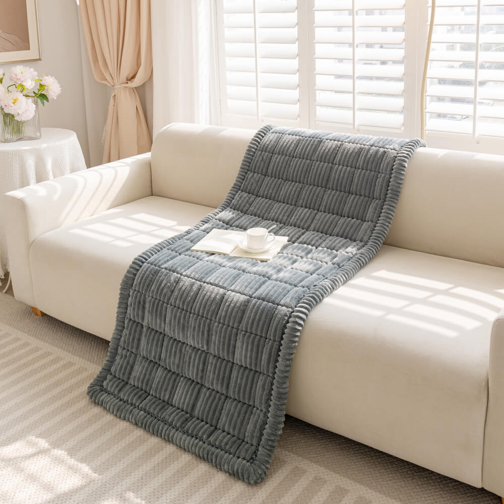 Lazy Soft Flannel Breathable Pet Mat Non-slip Couc