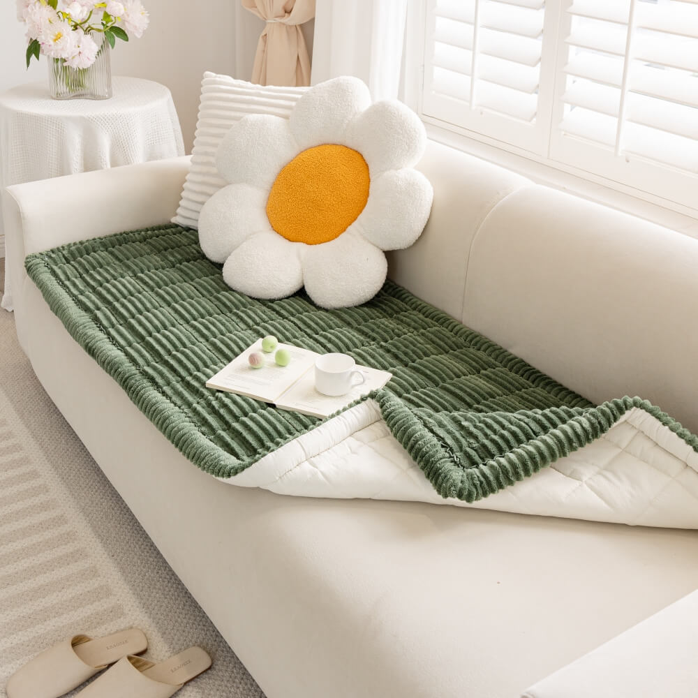 Lazy Soft Flannel Breathable Pet Mat Non-slip Couc