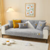 Lovely Cat's Paw Sherpa Fleece Anti-Slip Couch Cov