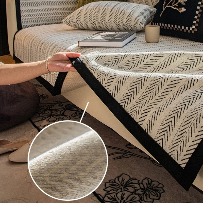 Modern Chenille Fabric Furniture Protection Anti-S