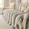 Modern Comfort Plush Multifunctional Blanket Sofa