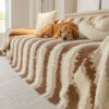 Modern Comfort Plush Multifunctional Blanket Sofa
