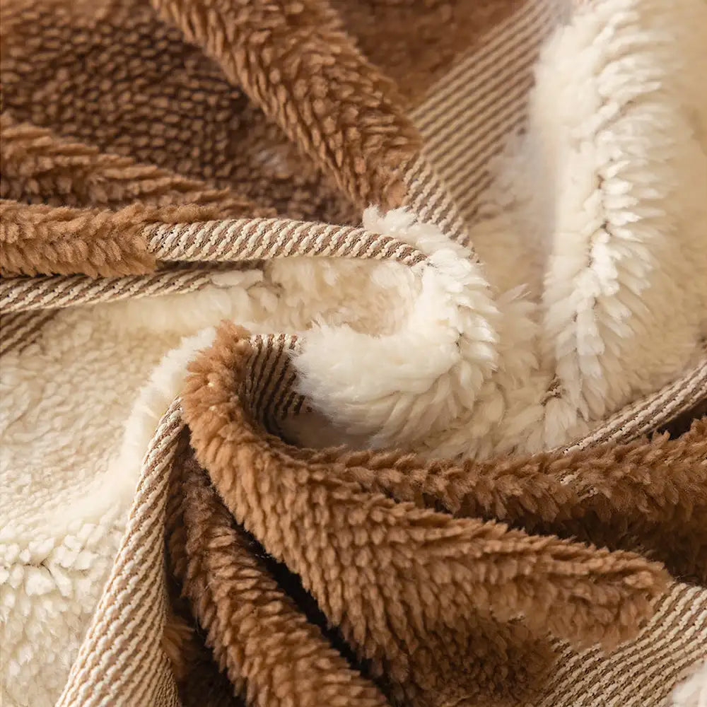 Modern Comfort Plush Multifunctional Blanket Sofa
