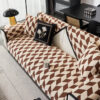 Modern Diamond Plush Sofa Decoration Non-Slip Couc