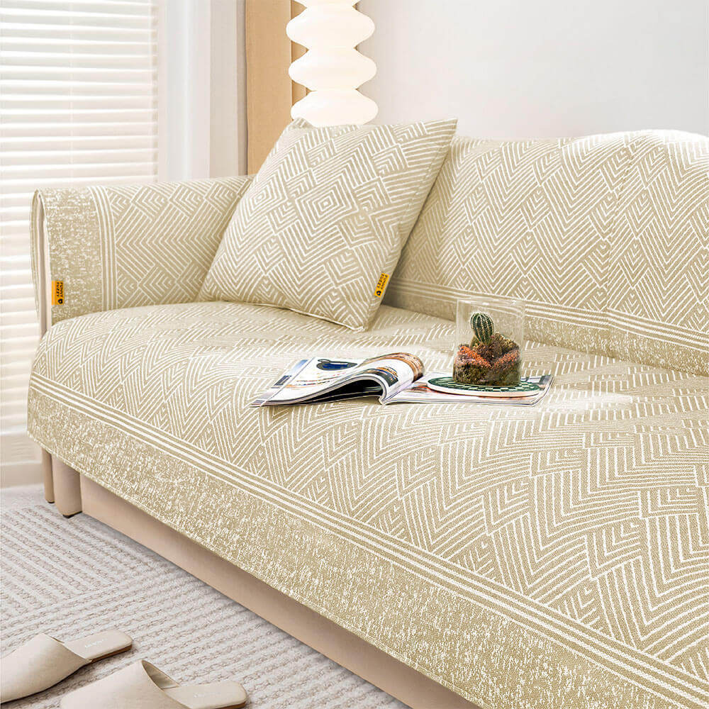 Modern Pattern Ice Silk Natural Cooling Sectional