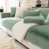 Warm Thick Faux Fur Sofa Protector Non-Slip Couch